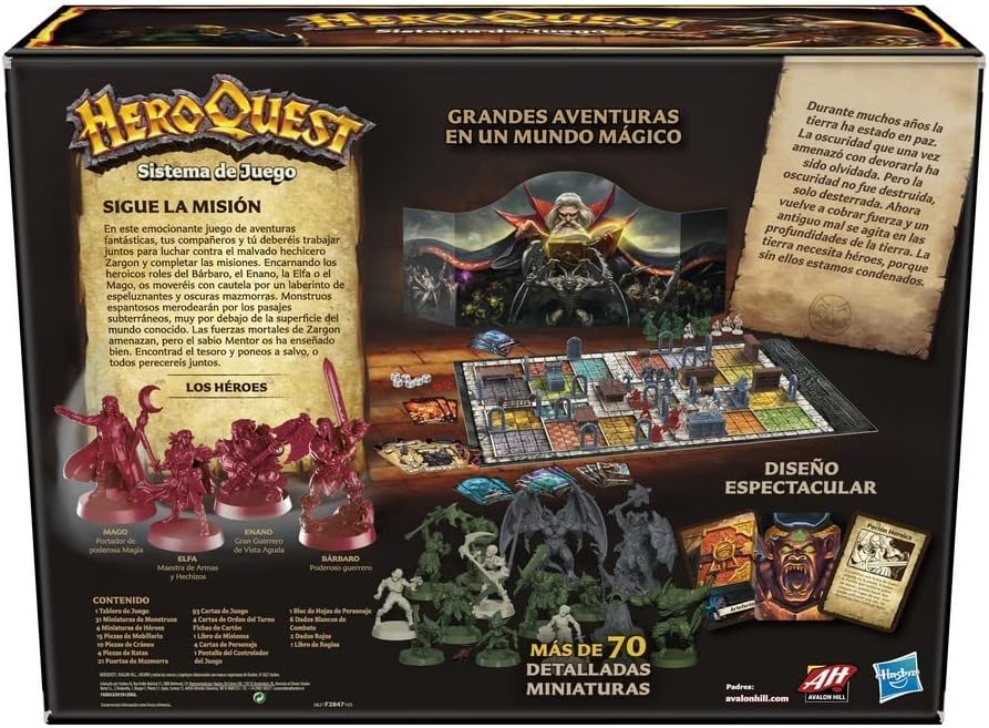 HeroQuest Sistema de Juego - Hasbro Gaming